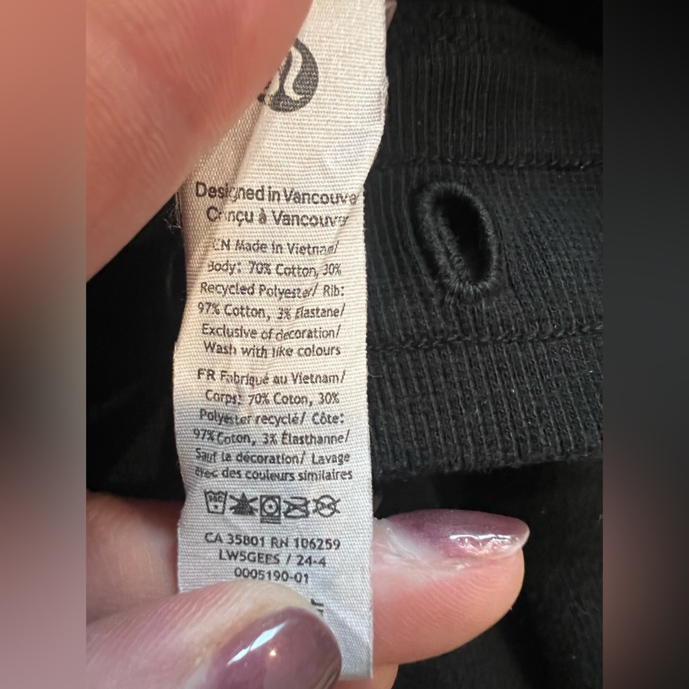 lululemon athletica Charcoal Wide Leg Trousers - Picture 5 of 5